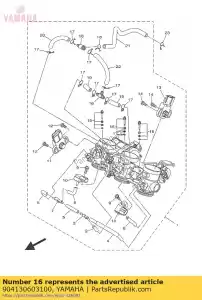 yamaha 904130603100 voie 3 - La partie au fond