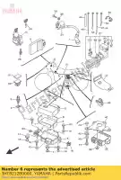 3HT8212B0000, Yamaha, doos, batterij 1 yamaha  sr 400 2014 2016 2017 2018, Nieuw