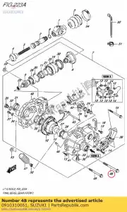 suzuki 0910310061 bullone 10x90 - Il fondo