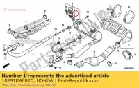 18291KAE870, Honda, gasket, ex. pipe honda trx650fa fourtrax rincon trx680fa trx700xx sxs1000m3l pioneer 1000 3 seat sxs1000m3p sxs1000m5p 5 sxs700m2p sxs700m4p sxs1000m3d sxs1000m5d sxs1000m5l 650 680 700 , New