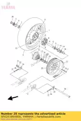 Tutaj możesz zamówić ? Ci? Gacz, ? A? Cuch 2 od Yamaha , z numerem części 5PX253890000: