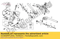 Here you can order the bridge comp., fork top from Honda, with part number 53300MFL000: