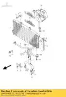 1660042F10, Suzuki, cooler assy,oil suzuki gsx 1400 2002 2003 2004 2005 2006 2007, New