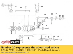 Aprilia AP0427690, Waschmaschine 13, OEM: Aprilia AP0427690