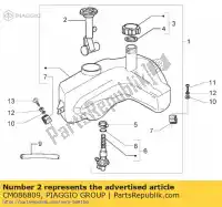 CM086809, Piaggio Group, jauge de niveau     , Nouveau