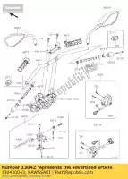 130420043, Kawasaki, peso, mango, fin kawasaki ninja  sl z krt edition abs bx250 b br250 f 250sl z250sl 250 , Nuevo