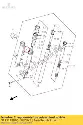 Qui puoi ordinare tubo esterno da Suzuki , con numero parte 5113110G90: