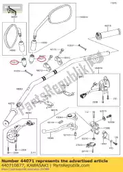 Ici, vous pouvez commander le amortisseur-assy ej800adfa auprès de Kawasaki , avec le numéro de pièce 440710877: