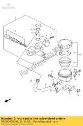 Here you can order the piston/cup set from Suzuki, with part number 5960045860: