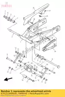 47X221840000, Yamaha, bus yamaha fzr fzs rd yzf 500 600 1985 1994 1995 1996 1997 1998 1999 2000 2001 2002, Nieuw