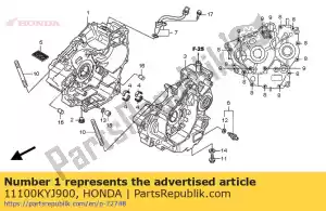 Honda 11100KYJ900 caixa de manivela, comp r - Lado inferior
