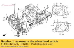 Qui puoi ordinare basamento comp, fr da Honda , con numero parte 11100HN5670: