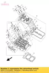 Ici, vous pouvez commander le culasse auprès de Yamaha , avec le numéro de pièce 2BS111010900: