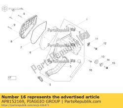 Aprilia AP8152169, Parafuso 4,8x19, OEM: Aprilia AP8152169