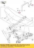 922000544, Kawasaki, rondelle, 6.5x18x1 klx150c9f kawasaki  d tracker 150 230 2016 2017 2018 2019 2020 2021, Nouveau