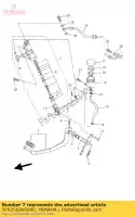 5VX2583V0000, Yamaha, rr. conjunto do cilindro mestre. yamaha fz 600 2004 2005 2006, Novo