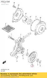 Aquí puede pedir engranaje, bomba de aceite d de Suzuki , con el número de pieza 1633109440: