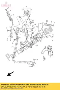 Yamaha 1MC829630000 grip, warmer (links) - Onderkant