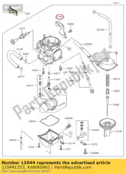 Here you can order the bracket,throttle cabl kl600-b1 from Kawasaki, with part number 110441353: