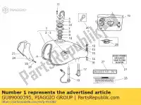 GU89000395, Piaggio Group, tanque de combustible de cromo moto-guzzi california stone california stone metal pi 1100 2001 2002, Nuevo