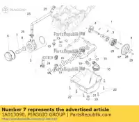 1A013090, Piaggio Group, união do filtro de óleo aprilia ksua0 rs 660 abs (apac) tuono 660 (apac) zd4ksa00, zd4kvh, zd4ksg zd4ksue0 zd4ztpiag 660 2020 2021 2022, Novo