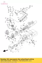 Here you can order the hose, bend 1 from Yamaha, with part number 5BN148810000: