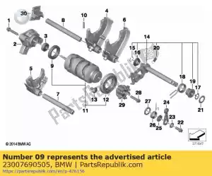 bmw 23007690505 cuscinetto a sfere scanalato - Il fondo