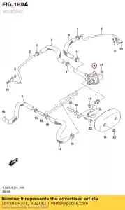 suzuki 1845039G01 ventiel, 2e - Onderkant