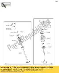 Here you can order the shim,t=1. 35 zx600-m1h from Kawasaki, with part number 921800110: