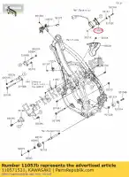 110571531, Kawasaki, 01 support, régulateur kawasaki  250 450 2019 2020 2021, Nouveau