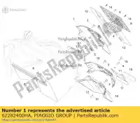 62282400HA, Piaggio Group, ochrona tylna     , Nowy