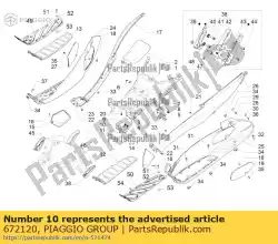 Tutaj możesz zamówić p? Yta mocuj? Ca klap? Od Piaggio Group , z numerem części 672120: