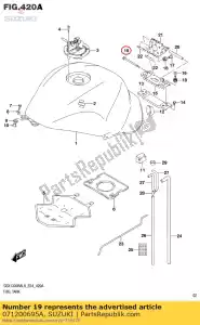 suzuki 071200695A bolt - Bottom side