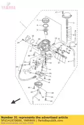 Aquí puede pedir tubo de Yamaha , con el número de pieza 5FU141970000: