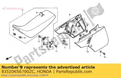 Aquí puede pedir cov * r-119 / tipo 3 * de Honda , con el número de pieza 83520KS6700ZC: