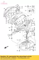 Here you can order the seal from Yamaha, with part number 5D7F414G1000: