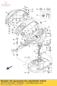 yamaha 5D7F414G1000 seal - Bottom side