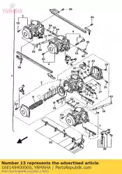 diafragma assy van Yamaha, met onderdeel nummer 1AE149400000, bestel je hier online: