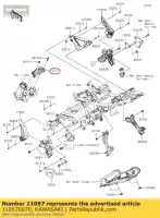 110570079, Kawasaki, 01 support, ig. changer kawasaki  650 2017 2018 2019 2020 2021, Nouveau