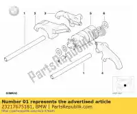 23217675181, BMW, trilho móvel - evo bmw  1200 1996 1997 1998 1999 2000 2001 2002 2003 2004 2005 2006 2007 2008 2009, Novo