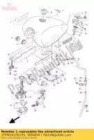 1TPW24100105, Yamaha, assy de réservoir de carburant yamaha xvs 950 2014 2016, Nouveau