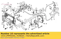 Aqui você pode pedir o koffer, termostato em Honda , com o número da peça 19311MM5000: