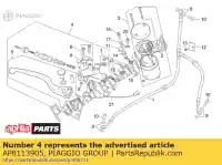 AP8113905, Piaggio Group, Voorste hoofdcilinder aprilia rsv sl sp falco 1000, Nieuw