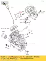 161542054, Kawasaki, 01 rotor,pump kawasaki  400 2017 2018 2019 2020 2021, New