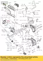 110110905, Kawasaki, 01 boîtier-filtre à air, upp kawasaki  1000 2020, Nouveau