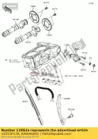 120530139, Kawasaki, prowadnik, upp kawasaki ninja ex krt edition b z  a r ex250 k 250r 300 abs z300 ex300 se 300se 250 , Nowy