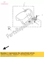 3DM247501000, Yamaha, tandem seat assy yamaha xv s virago 250, New