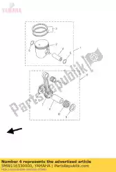 Aqui você pode pedir o pino, pistão em Yamaha , com o número da peça 5MW116330000: