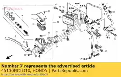 Aquí puede pedir clamper comp, brk de Honda , con el número de pieza 45130MCTD10: