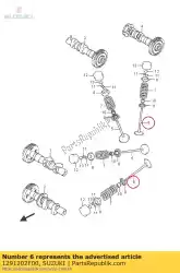 Qui puoi ordinare valvola di scarico da Suzuki , con numero parte 1291202F00: